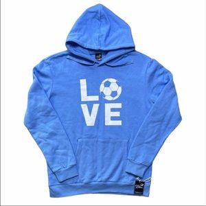NWT “Love Soccer” hoodie